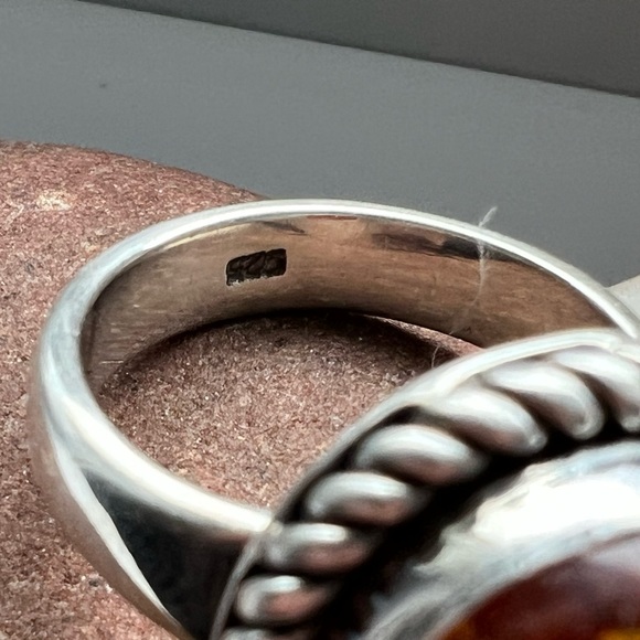 Baltic Amber ring - Picture 8 of 10